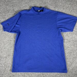 Ping Men's Performance Mock Neck Medium Golf T-Shirt  Royale Blue